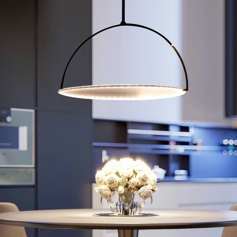 lustre moderne design italien pour décoration intérieure lumineuse - vue 3 sur 9