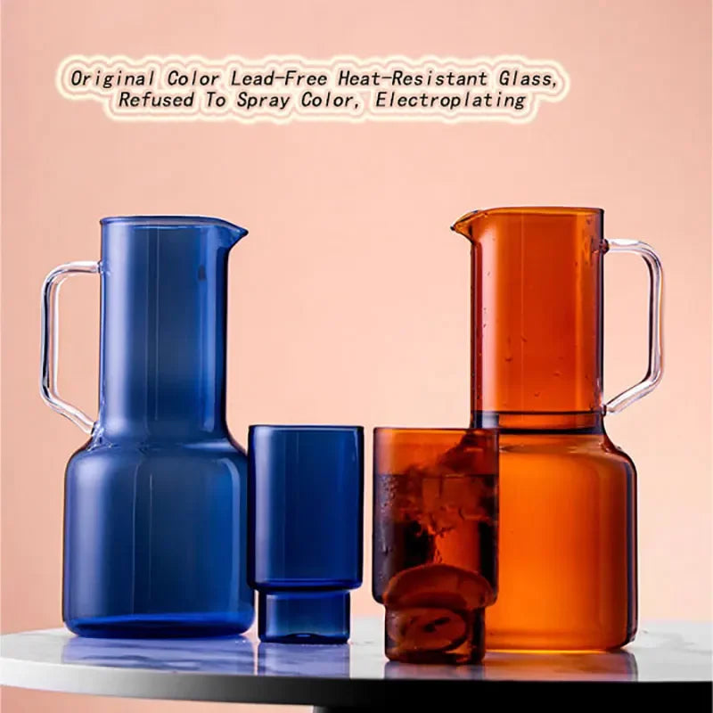 Théière verre style nordique grande capacité résistante chaleur