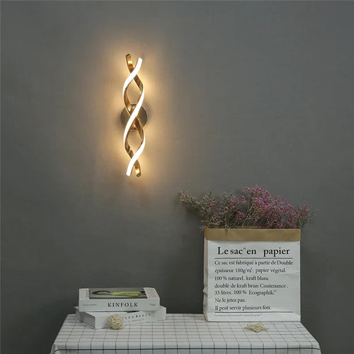 applique murale minimaliste moderne en acrylique led