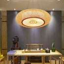 suspension en bambou moderne style chinois pour décoration intérieure