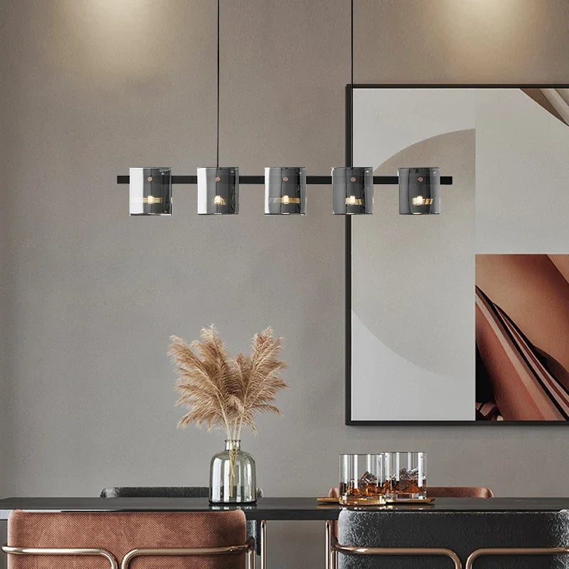 lampe suspendue led nordique pour décoration intérieure