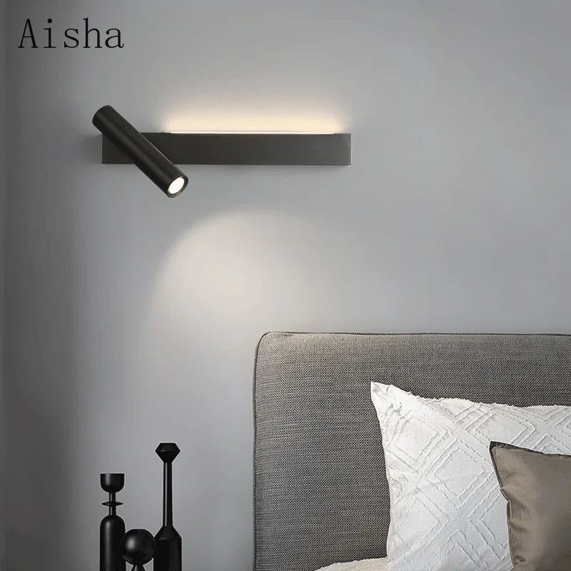 applique murale en cuivre décoration moderne lumière led créative - vue 4 sur 14