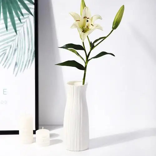 vase nordique en plastique pour fleurs décoration moderne maison - vue 8 sur 12