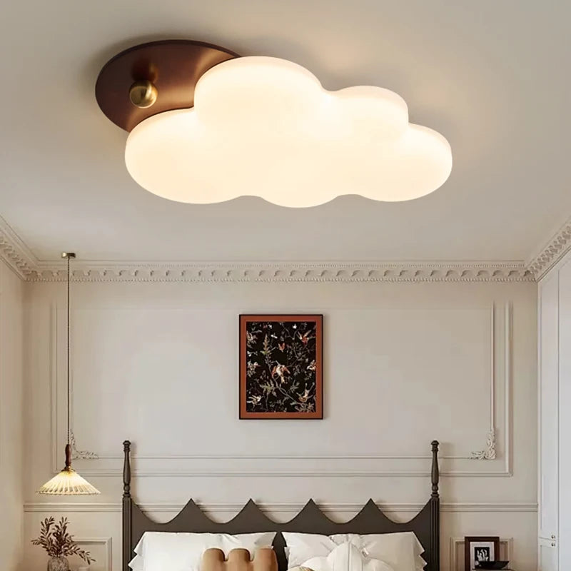 lampe nuage pour chambre enfant style médiéval protection des yeux - vue 7 sur 7