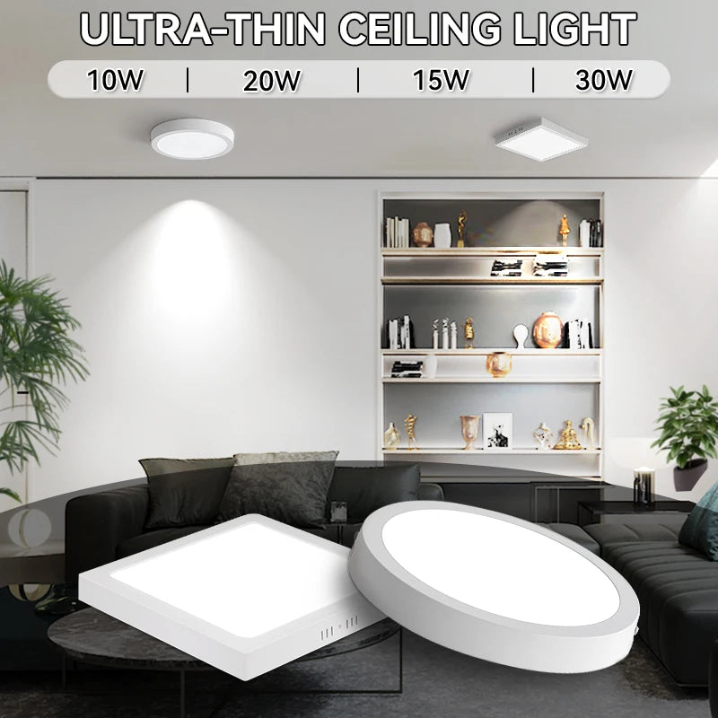 plafonnier led moderne décoratif avec éclairage rgb - vue 6 sur 17