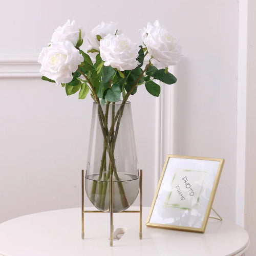 Realistic touch artificial roses for floral decor - vue 5 sur 10