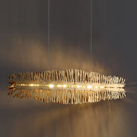 lustre led moderne design créatif suspension luxe