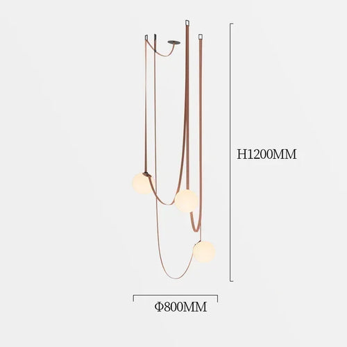 Modern minimalist flooring, villa belt, living room, dining room, interior decoration, chandelier - vue 10 sur 10