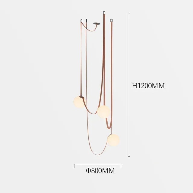 Modern minimalist flooring, villa belt, living room, dining room, interior decoration, chandelier - vue 9 sur 10