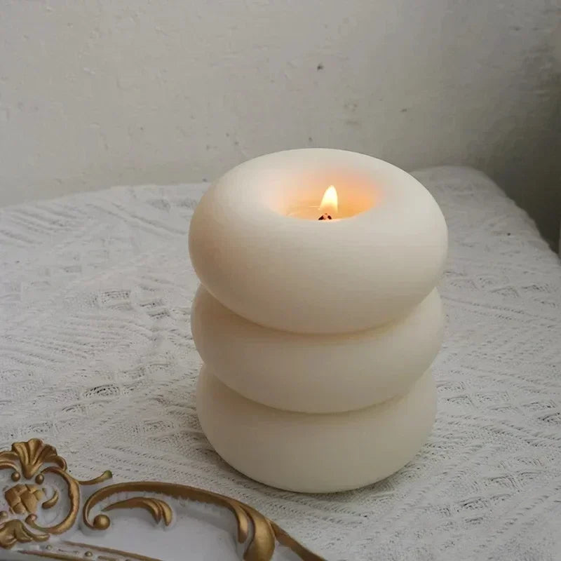 WHISKER | Donut Candles Vanilla Candle, Scented Candles, Aromatherapy Candle, Soy Wax Candle, Candle for Home, Bulk Wholesale - vue 8 sur 9