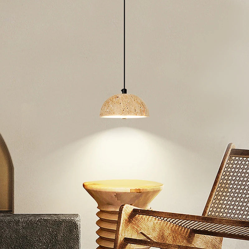 Wabi Sabi 3-head minimalist pendant light for restaurants - vue 3 sur 6