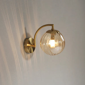 Applique murale led verre nordique