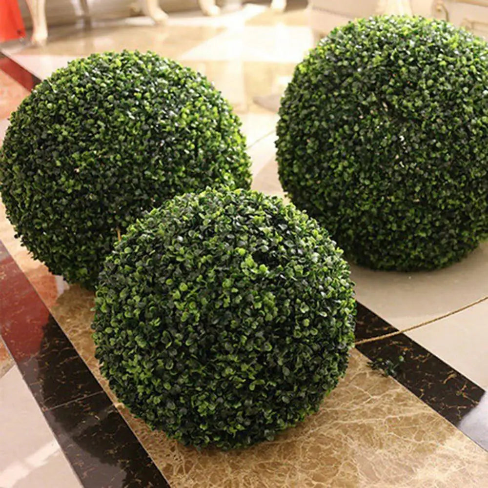 plante artificielle boule topiaire pour décoration jardin mariage fête - vue 5 sur 6
