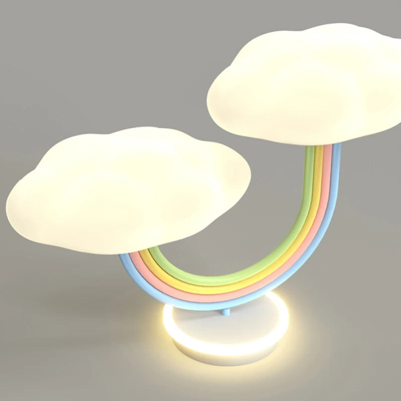 plafonnier LED nuage arc-en-ciel pour chambre enfant - vue 7 sur 7