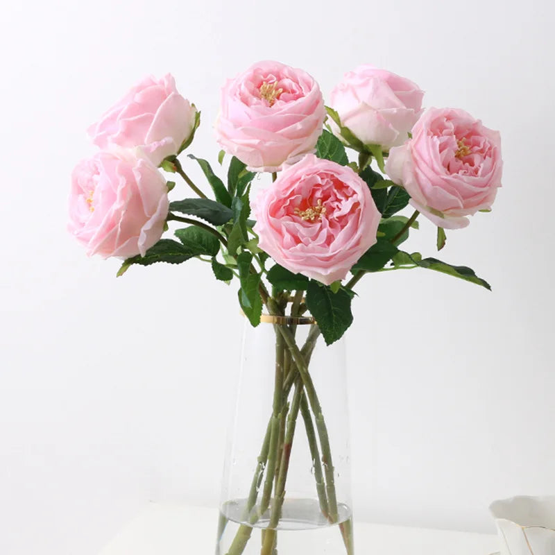 branche de fleurs artificielles en soie pour décorations festives et mariage - vue 5 sur 13