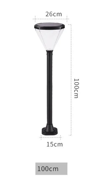 lampe solaire led pour éclairage extérieur jardin et route