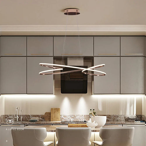 suspension led moderne pour décoration intérieure élégante et raffinée - vue 5 sur 6