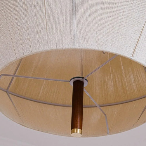 lustre en fil de coton nordique style wabi sabi pour décoration intérieure - vue 6 sur 9