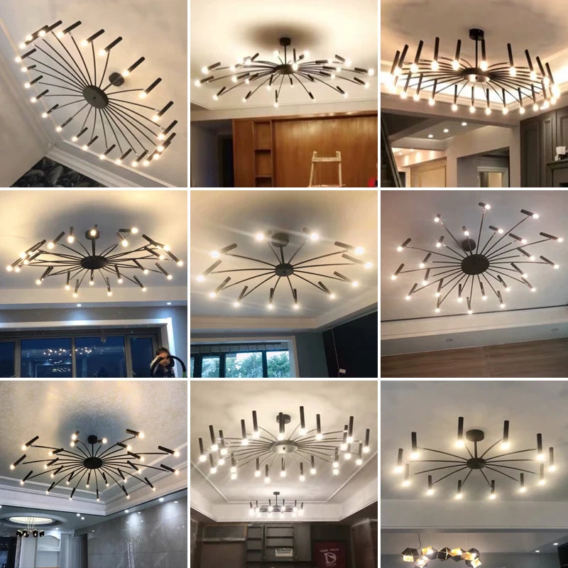 lustre moderne en design nordique pour un éclairage élégant - vue 6 sur 14
