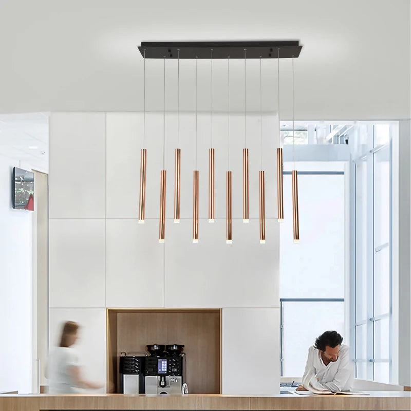 lustre moderne de luxe pour restaurant bar loft - vue 4 sur 7