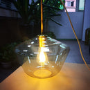 Modern Nordic glass pendant light, creative minimalist style