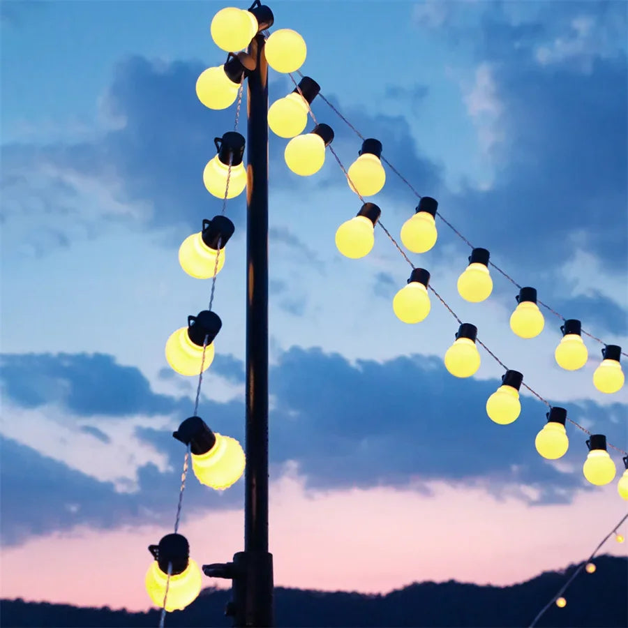 guirlande lumineuse à led pour décoration extérieure festive - vue 4 sur 7