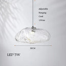 lustre en verre design nuage pour intérieur décoratif lumineux