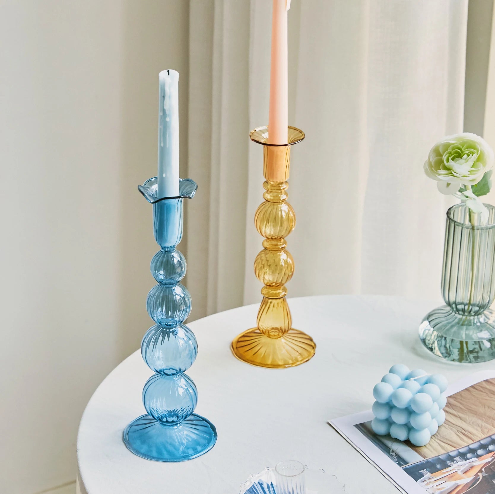 bougeoirs chandelier artistiques pour décoration intérieure élégante - vue 3 sur 17