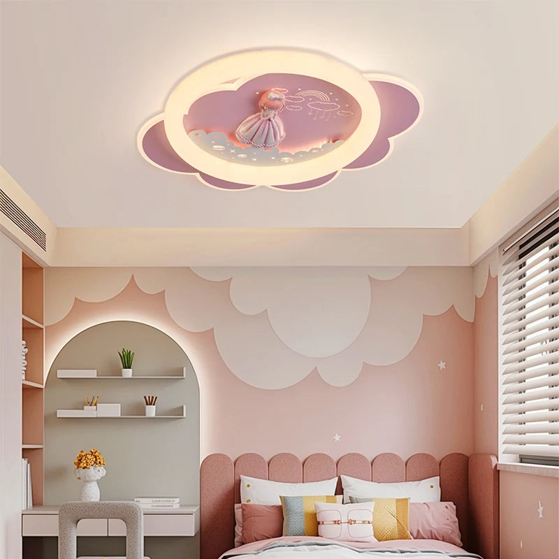 plafonnier créatif led pour chambre d enfant protection des yeux - vue 6 sur 8