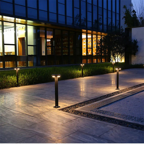 lampadaire solaire led étanche pour jardin en silicium monocristallin