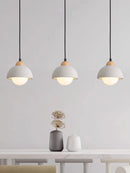 Japanese wabi-sabi style cement chandelier nordic minimalist design