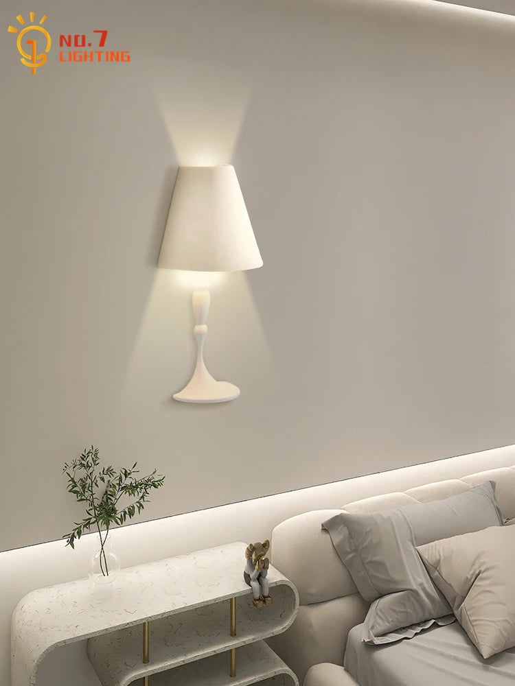 applique murale design moderne en gypse led art minimaliste - vue 4 sur 7