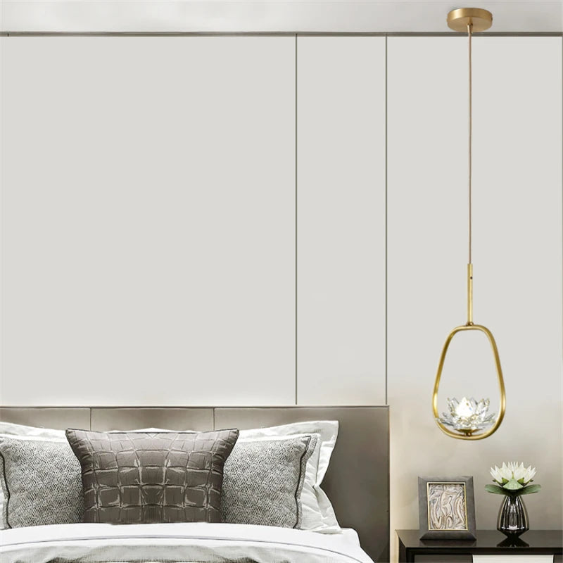 Suspension LED en cristal Zen - vue 5 sur 10