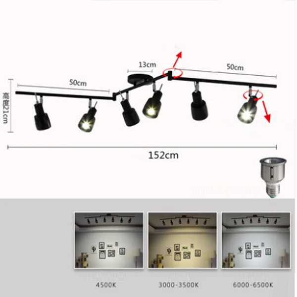 plafonnier led design pour salon bar et bureau - vue 12 sur 17