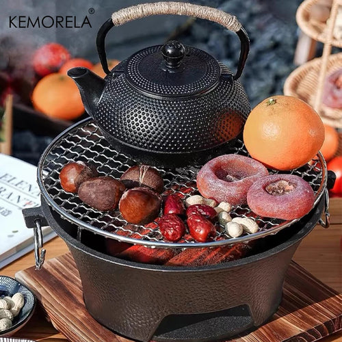 Théière japonaise en fonte avec infuseur inox intégré