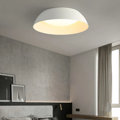 Plafonnier led moderne ultra-mince décor maison - vue 3 sur 12