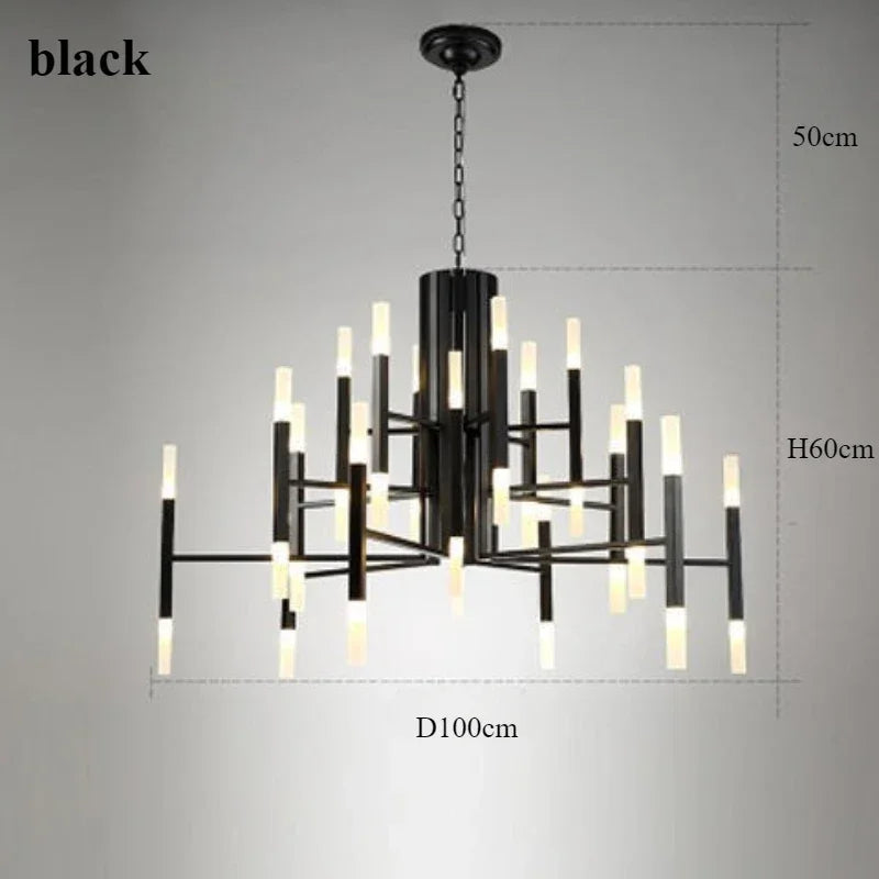 suspension moderne en acrylique pour décoration intérieure élégante - vue 12 sur 18