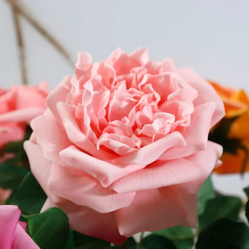 fleurs artificielles réalistes en latex pour décoration élégante