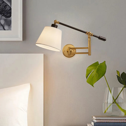 applique murale nordique créative avec bras long réglable