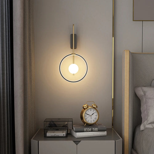 Minimalist nordic LED wall light for interior decoration