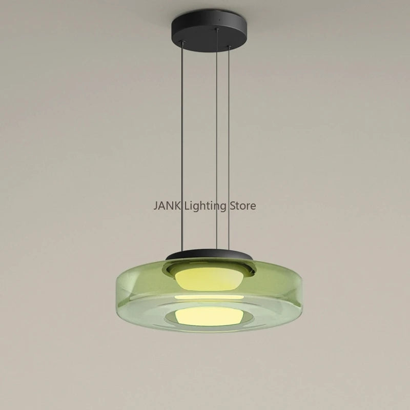Suspension en verre minimaliste design style italien - vue 6 sur 24