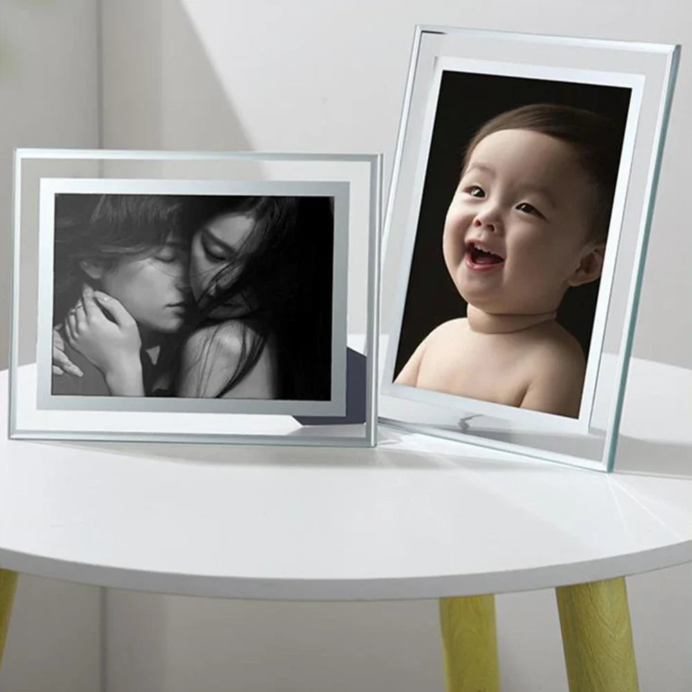 cadre photo en cristal pour portraits de famille et voyages - vue 6 sur 7