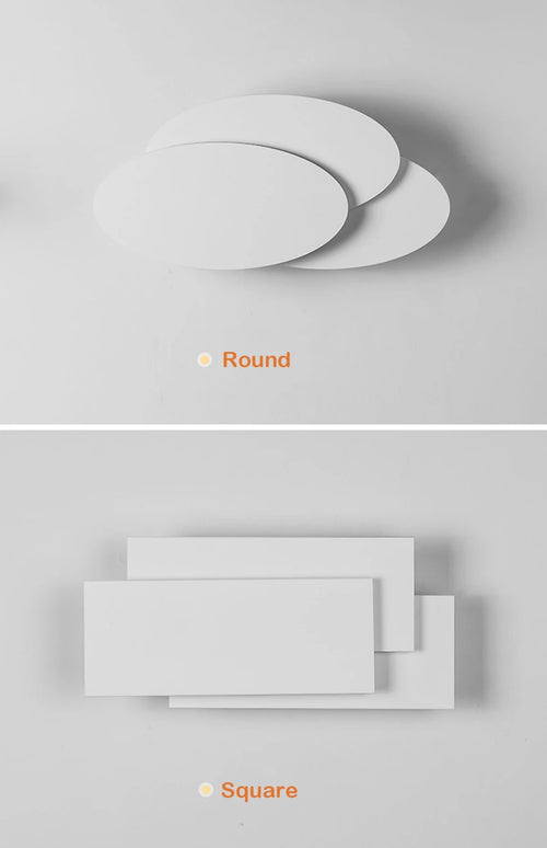 Applique murale LED rectangles superposés