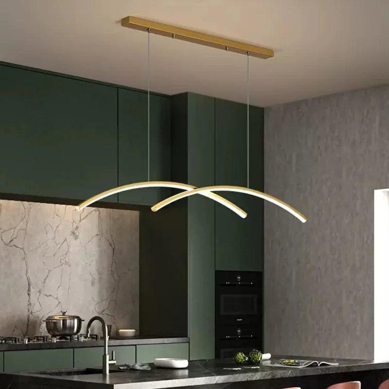suspension moderne à led pour intérieur décoratif élégant - vue 4 sur 12