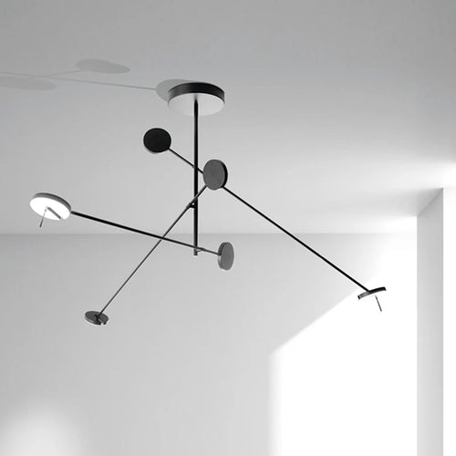 Modern minimalist rotatable designer chandelier for interior decoration - vue 4 sur 11