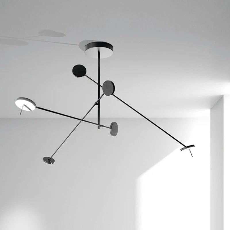 Modern minimalist rotatable designer chandelier for interior decoration - vue 3 sur 11