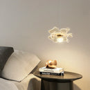 Minimalist nordic luxury chandelier with crystal pendants