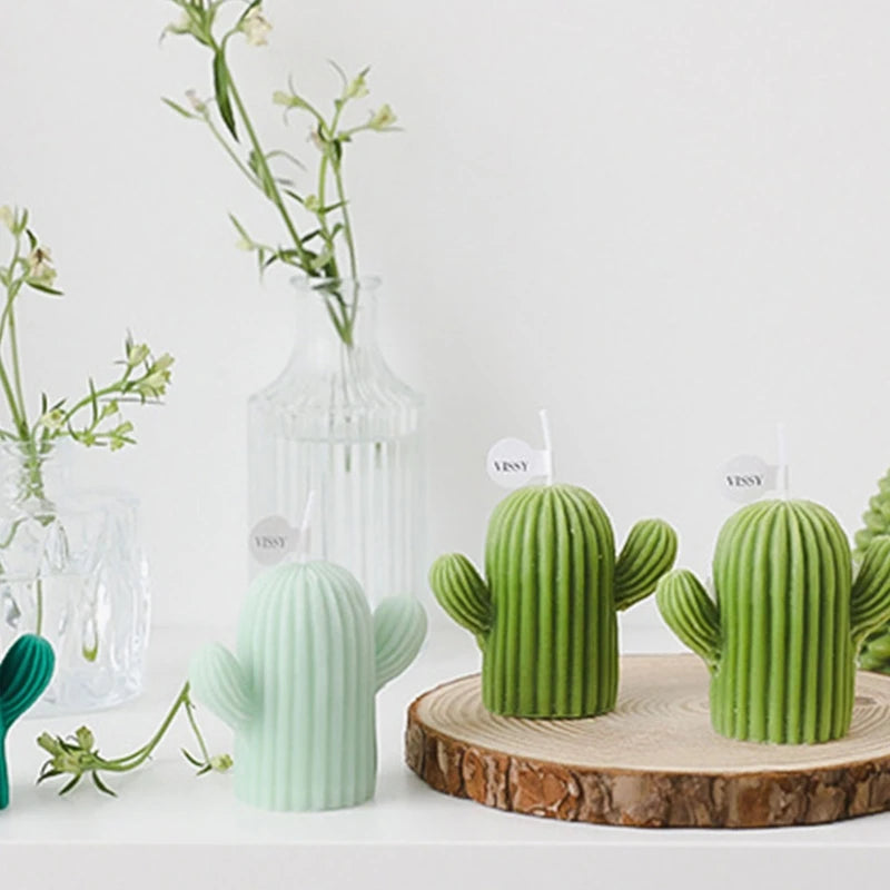 petites bougies parfumées en cire de cactus pour décoration intérieure - vue 6 sur 9
