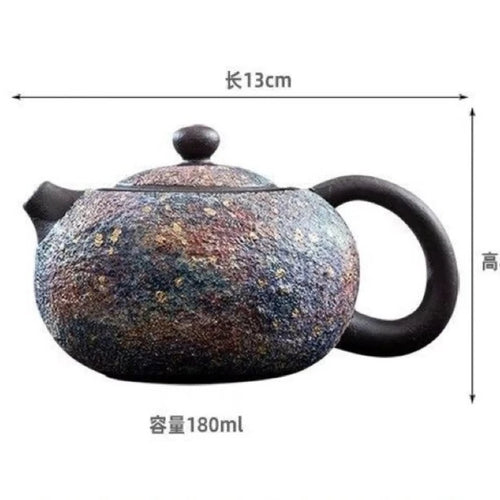 Théière xishi artisanale céramique style rétro chinois coffret