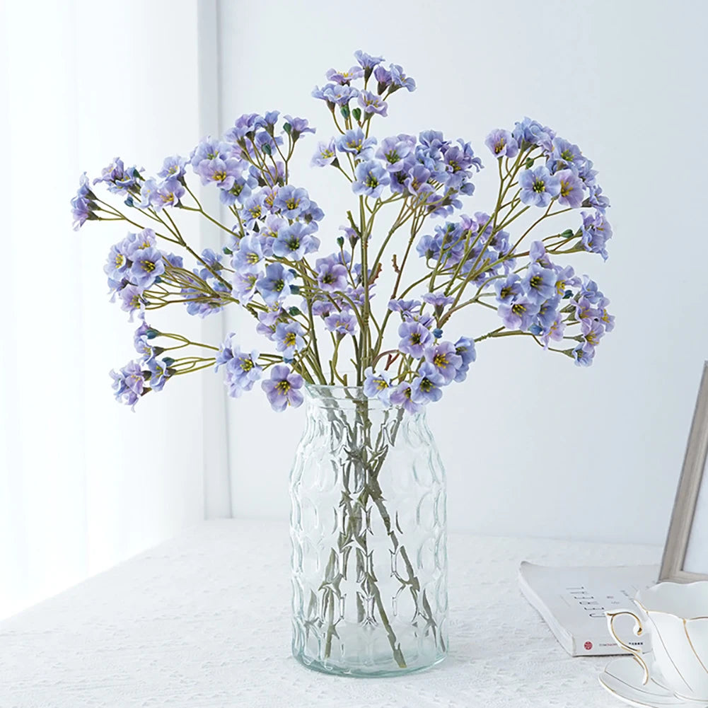 fleur de paulownia en soie artificielle pour décorations et bouquets - vue 6 sur 11